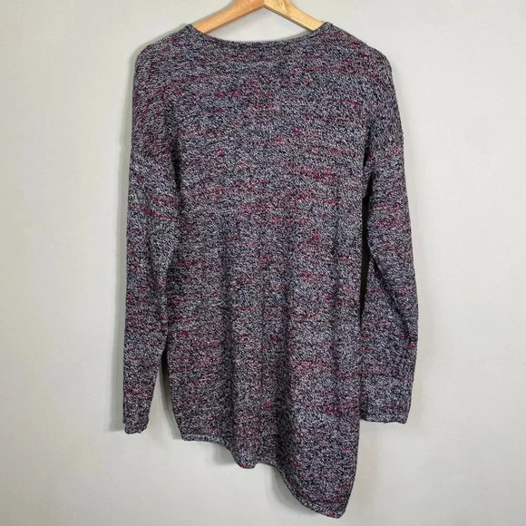 Pure Jill J.Jill Asymmetrical Cashmere Wool Pullover Knit Sweater Women's Medium - Picture 10 of 14